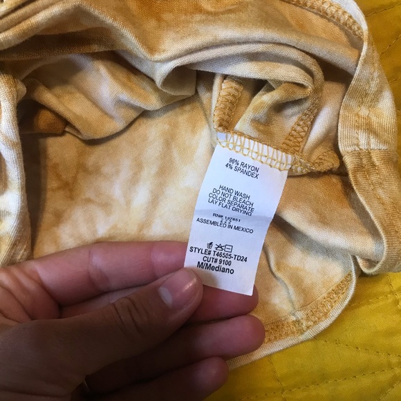 Gaze tie-dye crop long sleeve - Picture 4 of 5